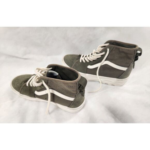 Vans Sk8 Hi Green Canvas Suede Sneakers Mens 7.5 Womens 9 Skate Streetwear main image 7